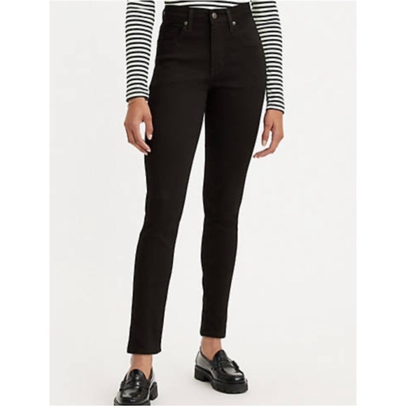 LEVI’S | NWT 721 High Rise Skinny Jeans in Black, Size 26 - Picture 3 of 14